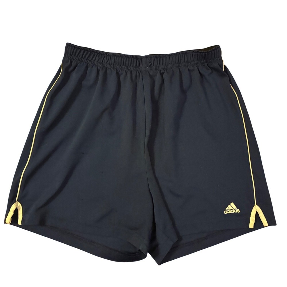 Adidas Navy Blue Athletic Shorts Vintage‎ Y2K Soccer Running Mens Medium 275192